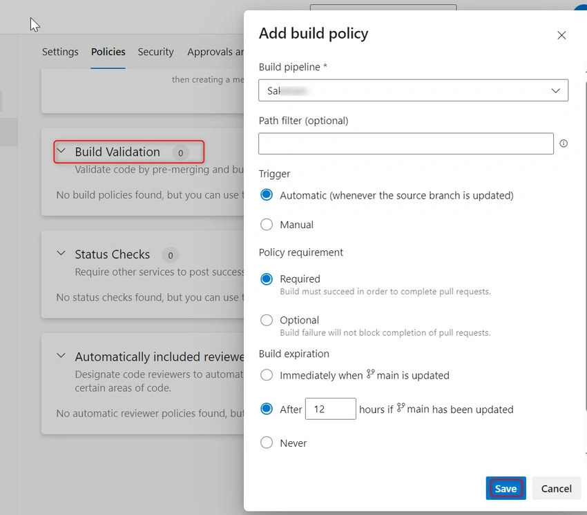Build Validation