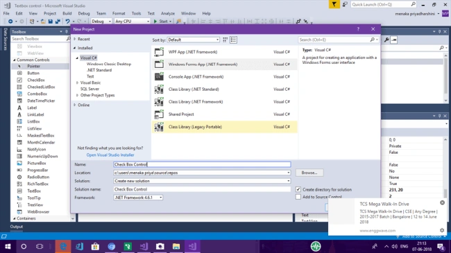 Using CheckBox In Windows Forms
