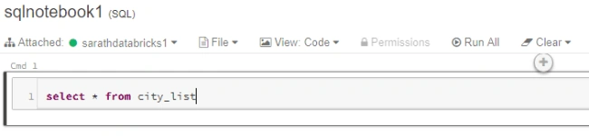 get the data from table