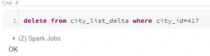 DELETE” statement