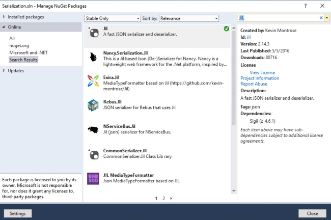 Nuget Package