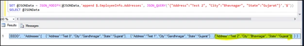 JSON_MODIFY in SQL Server 2016