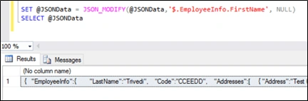 JSON_MODIFY in SQL Server 2016