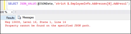 JSON_VALUE in SQL Server 2016