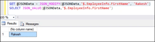 JSON_MODIFY in SQL Server