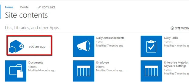 Working With Link Lists In SharePoint