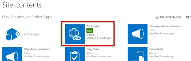 Working With Link Lists In SharePoint