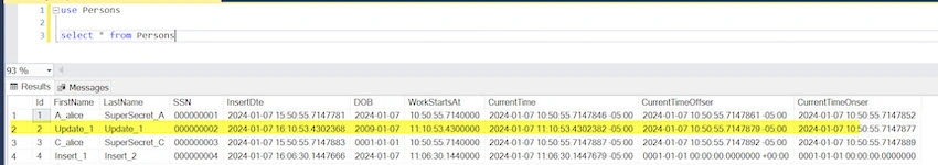 Update values using POST API