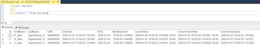 run select query