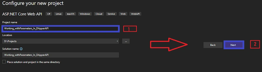 Parameters In Dapper ORM