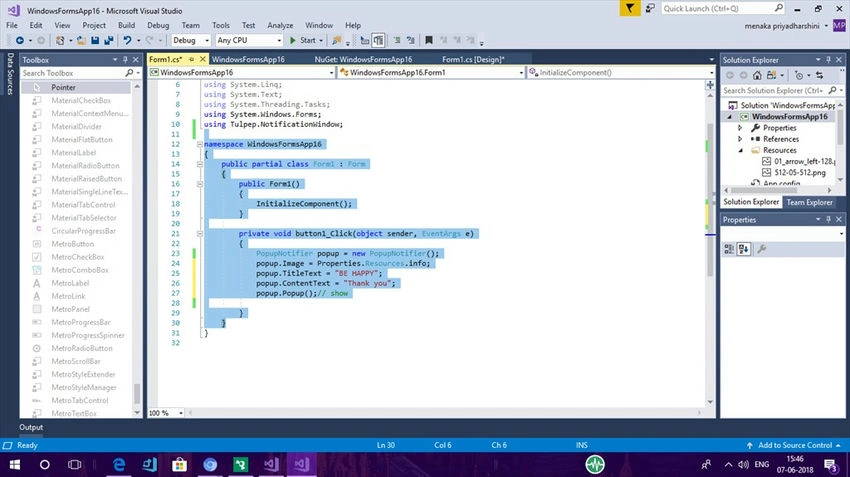 External file