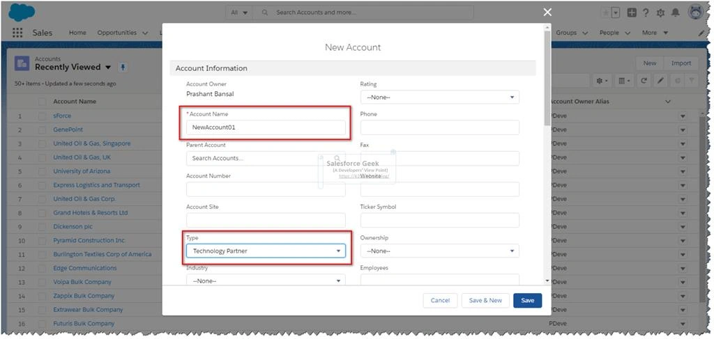 Working With Salesforce Process Builder