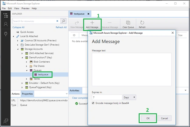 Working With Queue Storage Trigger Azure Functions​