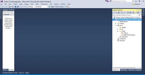 Main screen