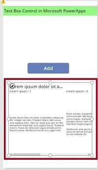 Text Horizontal