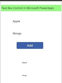 Data added 