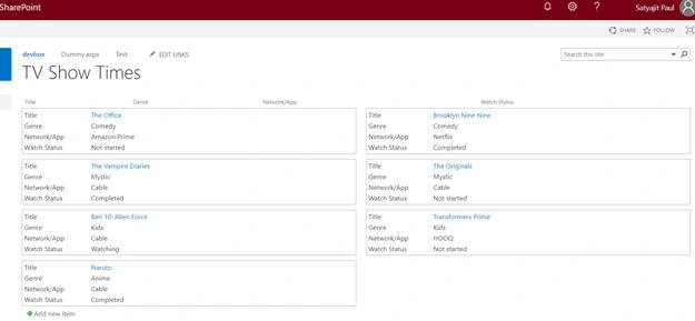 Views In SharePoint Online