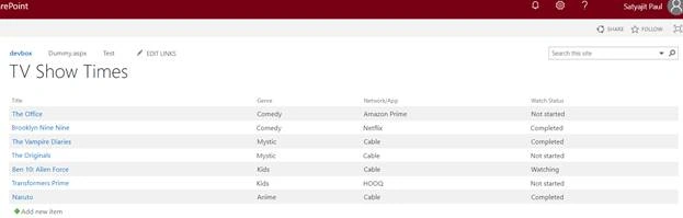 Views In SharePoint Online