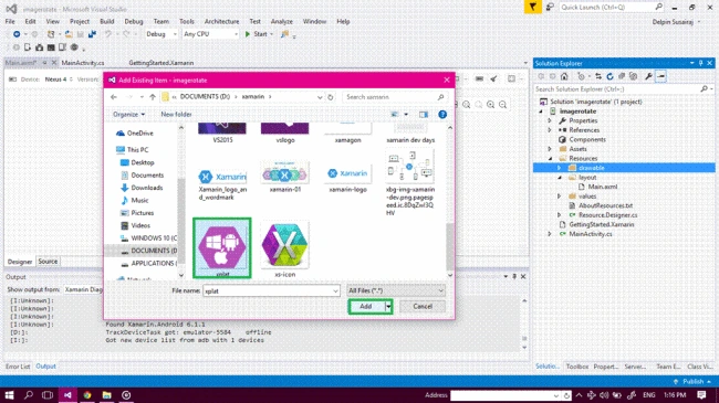 solution explorer