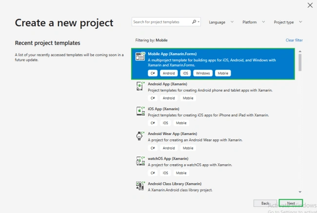 Xamarin.Forms - Add Android Project in Existing Project