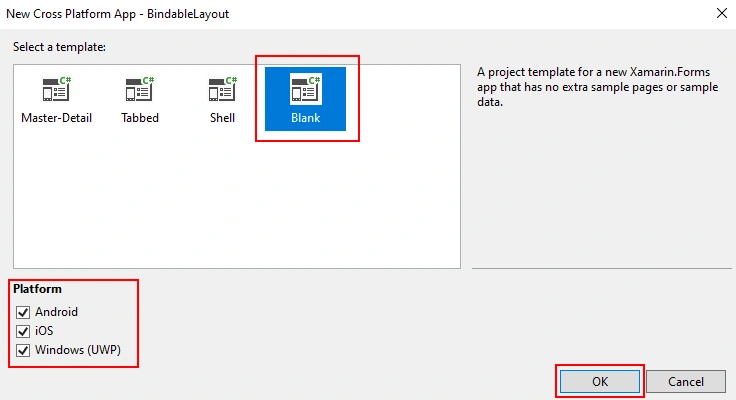 Xamarin.Forms - Bindable Layout