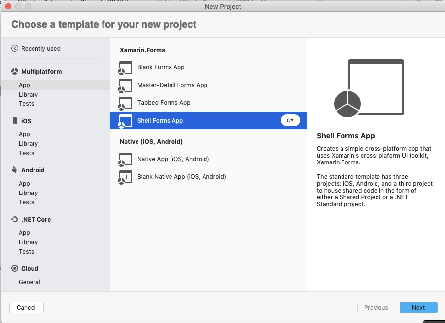 Xamarin.Forms - Bottom Tabbed Page Using Shell