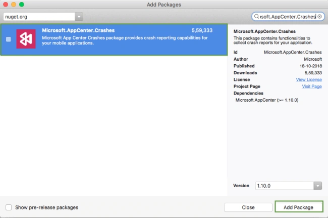 Xamarin.Forms - Crashes in Visual Studio App Center