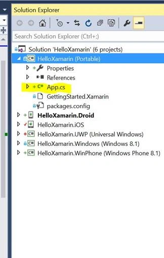 Solution Explorer