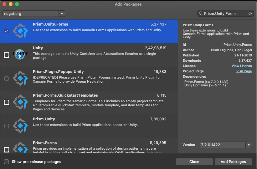 Xamarin.Forms - Getting Started With Prism