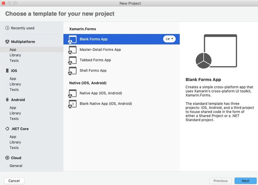 Blank forms app