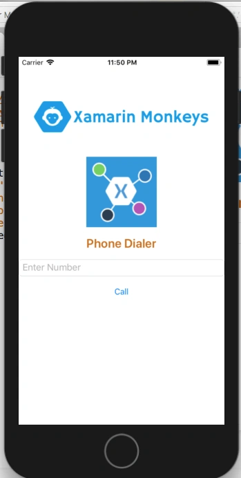 Phone Dialer Using Xamarin Essentials