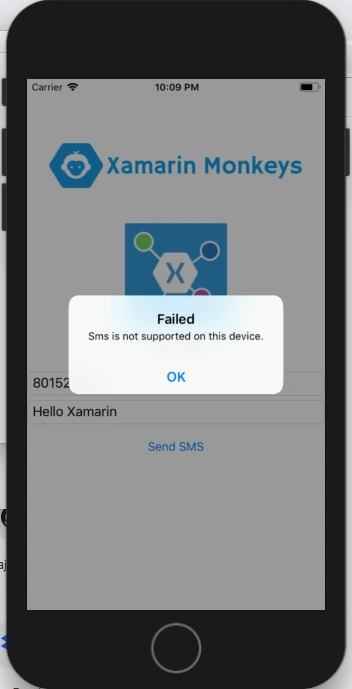 Xamarin.Forms - Send SMS Using Xamarin Essentials