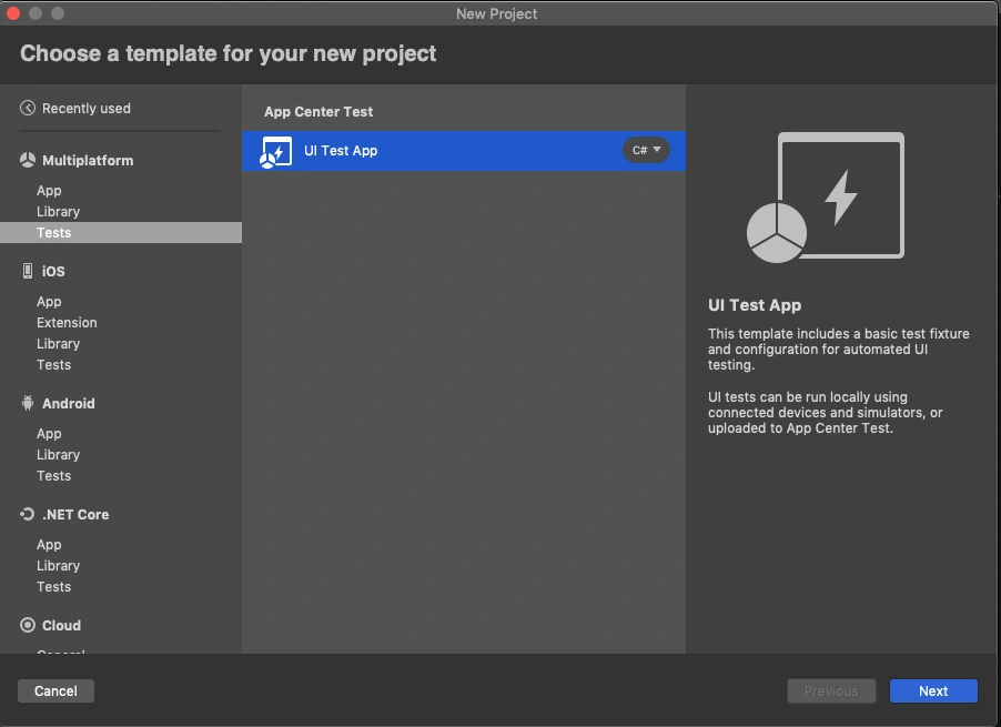 Xamarin.Forms - UI Test