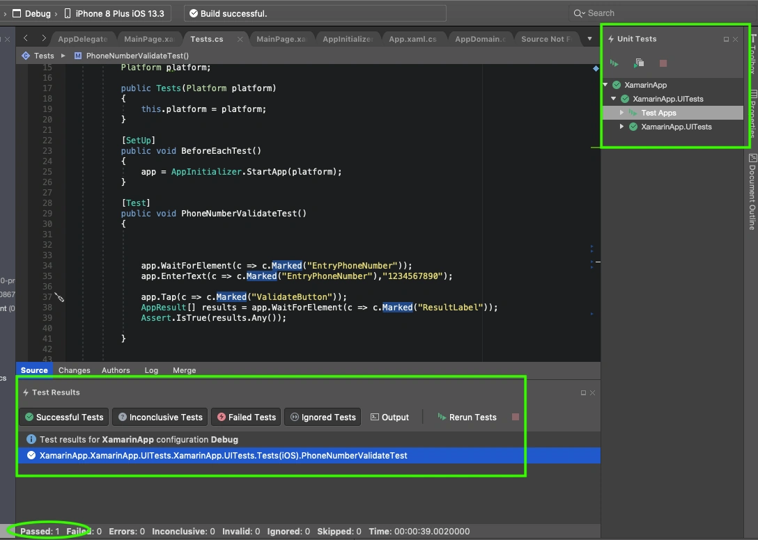 Xamarin.Forms - UI Test