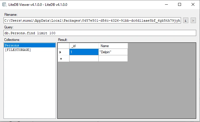 Xamarin.Forms - Working With LiteDB CRUD Operations