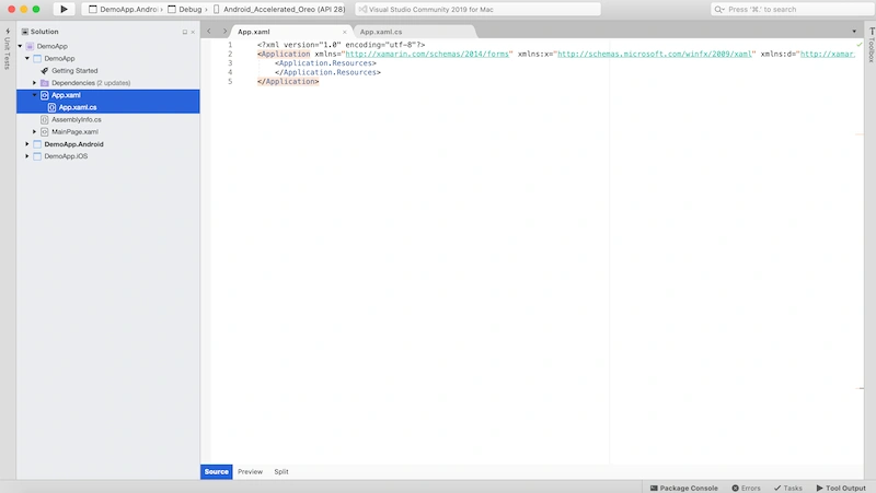 Xamarin Project Architecture