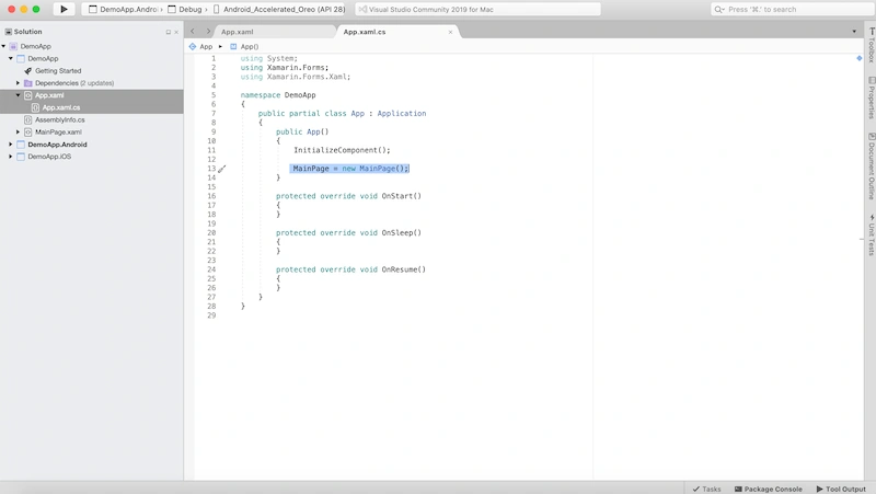 Xamarin Project Architecture
