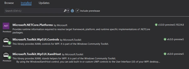 Install NuGet package