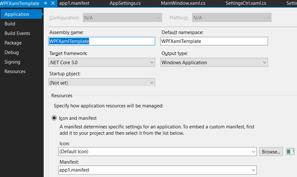 WPF Target Windows 10 Version