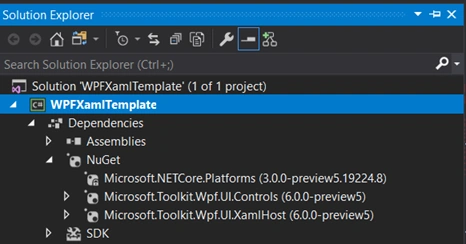 Add Windows Runtime APIs in WPF