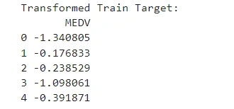 Train Target data