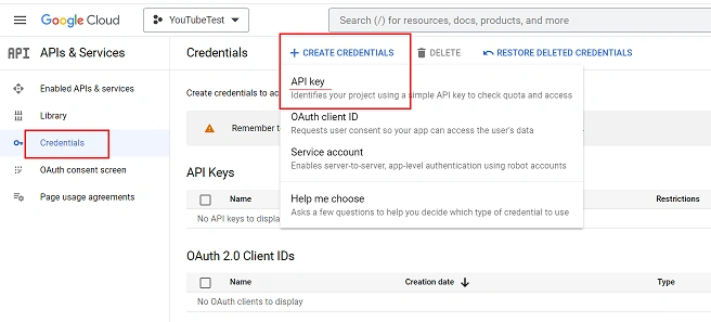 Youtube API Integration with C# .NET