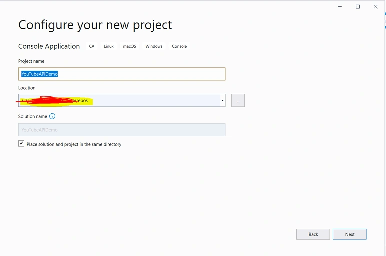 Youtube API Integration with C# .NET