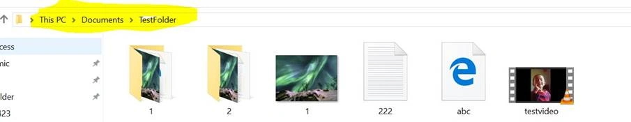 testfolder