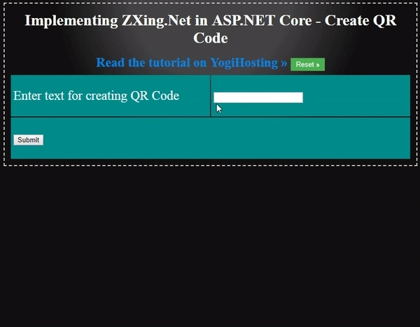 ZXing.NET QR Code Generation ZXing.NET QR Code Generation