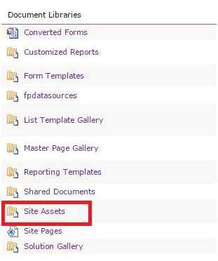 Site Assets