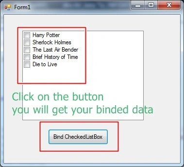Bind CheckBox List
