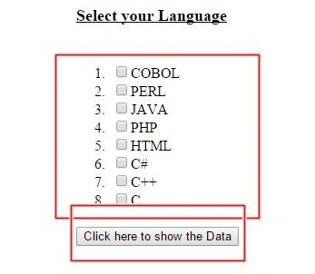 select language