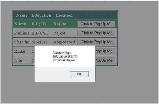 click the button