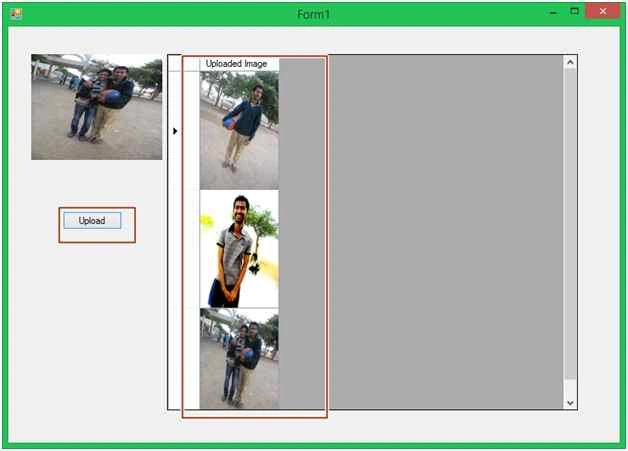 upload image